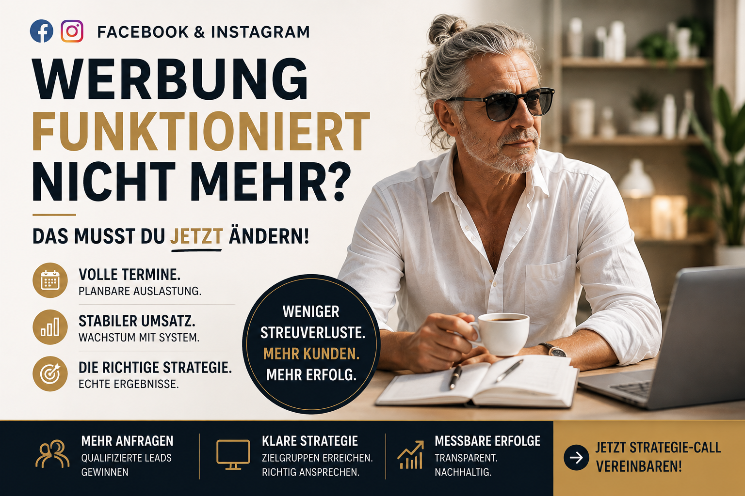Facebook und Instagram Werbung funktioniert nicht mehr – Illustration